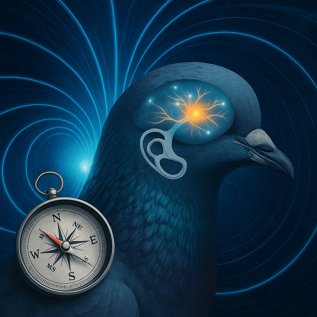 A global screen for magnetically induced neuronal activity in the pigeon brain